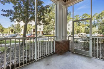 balcony view at Abberly at West Ashley Apartment Homes, Charleston, SC 29414
