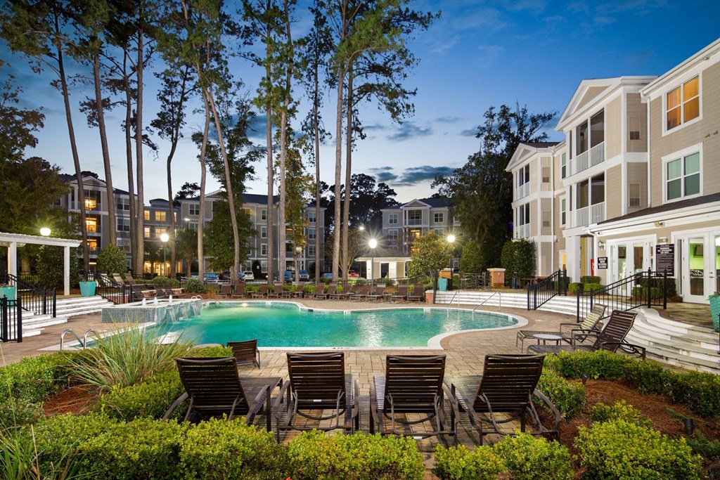 resort style swimming pool at West Ashley Apartment Homes, Charleston, 29414