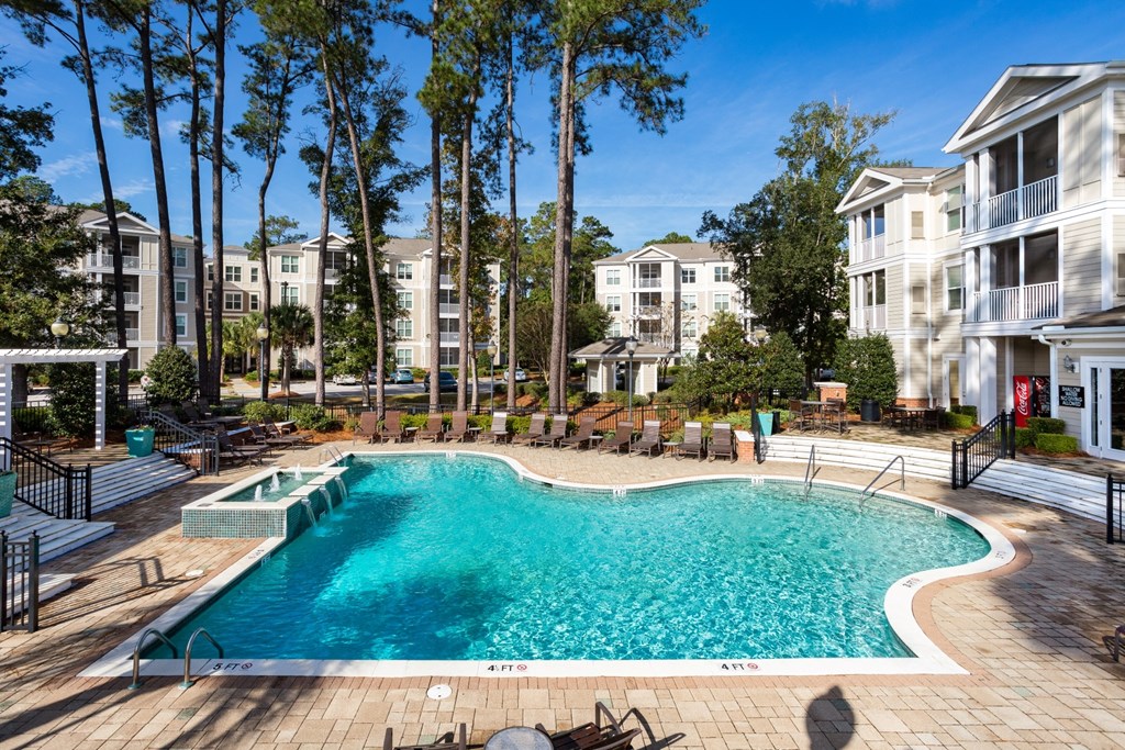 swimming pool at West Ashley Apartment Homes, Charleston, South Carolina