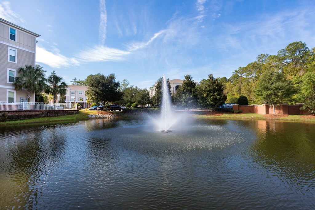 Water fountain at West Ashley Apartment Homes, Charleston