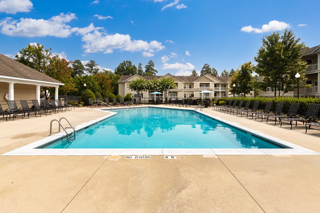 the enclave at homecoming terra vista swimming pool  at Abberly Grove Apartment Homes, Raleigh, North Carolina