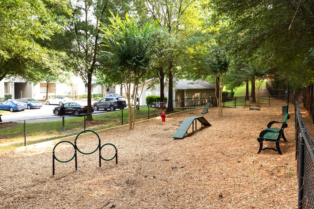 a park with a skateboard ramp and benches at Abberly Grove Apartment Homes, Raleigh, 27610