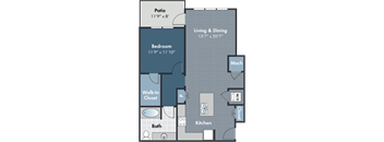 the floor plan of modesto apartments