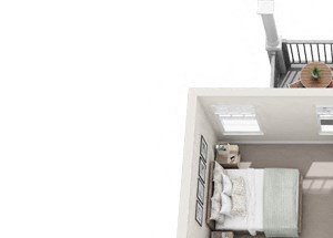 Fairfax 1 Bedroom 1 Bath Floor Plan Fairfax 1 Bedroom 1 Bath Floor Plan at Abberly Avera Apartment Homes by HHHunt, Virginia