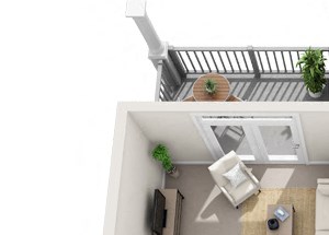 Gainsville 1 Bedroom 1 Bath Floor Plan Gainsville 1 Bedroom 1 Bath Floor Plan at Abberly Avera Apartment Homes by HHHunt, Manassas, VA, 20109