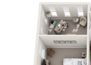 Royal 2 Bedroom 2 Bath Floor Plan Royal 2 Bedroom 2 Bath Floor Plan at Abberly Avera Apartment Homes by HHHunt, Virginia, 20109