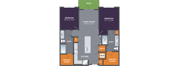a floor plan of a roommates roommates apartments