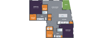 a floor plan of a roommates roommates
