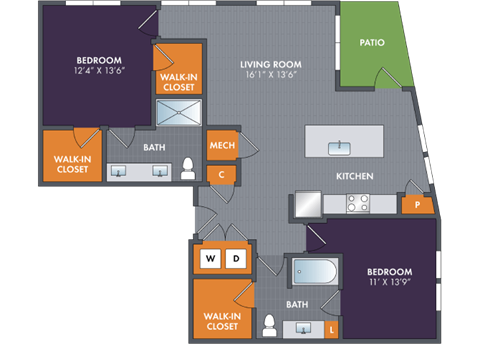 a floor plan of a roommates roommates