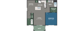 a floor plan of a roommates roommates living room and kitchen