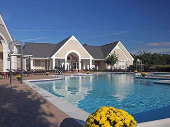 Sparkling Pool at Abberly Crest Apartment Homes by HHHunt, Lexington Park, 20653