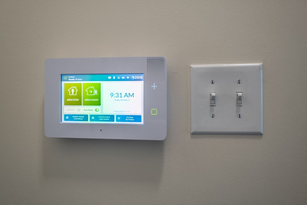Smart home at Abberly CenterPointe Apartment Homes, Virginia, 23114