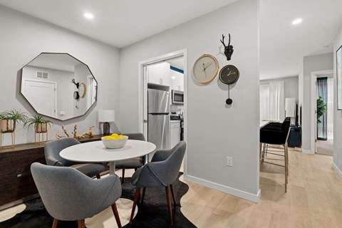 Model Unit - Dining Area & Kitchen