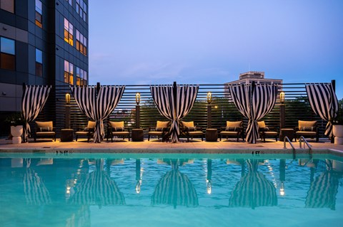 Pool Area Lounge & Cabanas