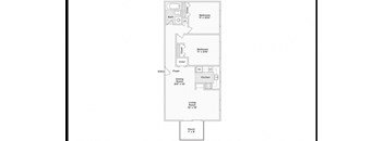 Floor Plan 1316 at 583 Del Mar, St. Louis, Missouri