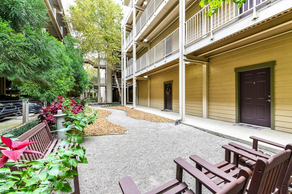 our apartments offer a patio