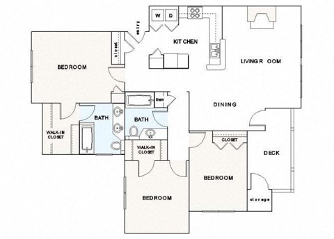 C1 Floor Plan at The Grove Germantown Apartments, Germantown, 38138 ?