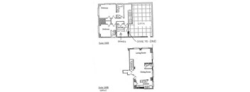 Congress PH08 Floor Plan with 2093 Sq. Ft. at 275 on the Park, Missouri