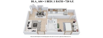 Floor Plan DLA_AX04_B at 583 Del Mar, St. Louis, 63112