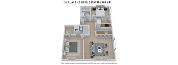 Floor Plan DLA_AX12_B at 583 Del Mar, St. Louis, 63112