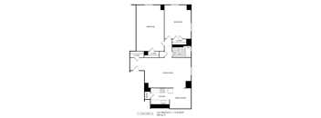 1 bed 1 bathroom A  at The Era Collective, St. Louis, MO, 63108