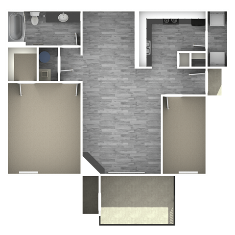 Delta Floor Plan at Runaway Bay, Ohio