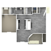 1 bed 1 bath Floor Plan 1 bed 1 bath Floor Plan at Runaway Bay, Ohio, 43204