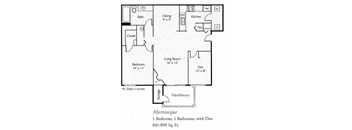 Martinique Floor Plan at Island Club, Columbus, Ohio