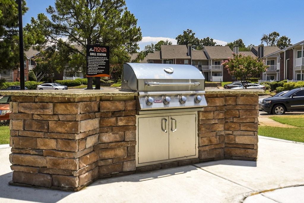 BBQ picnic area at The Nova, Memphis, TN