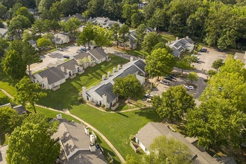 above view of community at The Vale, Cordova, Tennessee