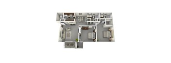 a floor plan image of the heritage at hooper hill apartments in conroe, tx