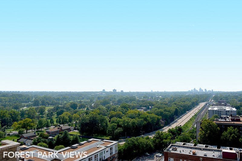 forest park views at 275 on the Park, St. Louis, 63108
