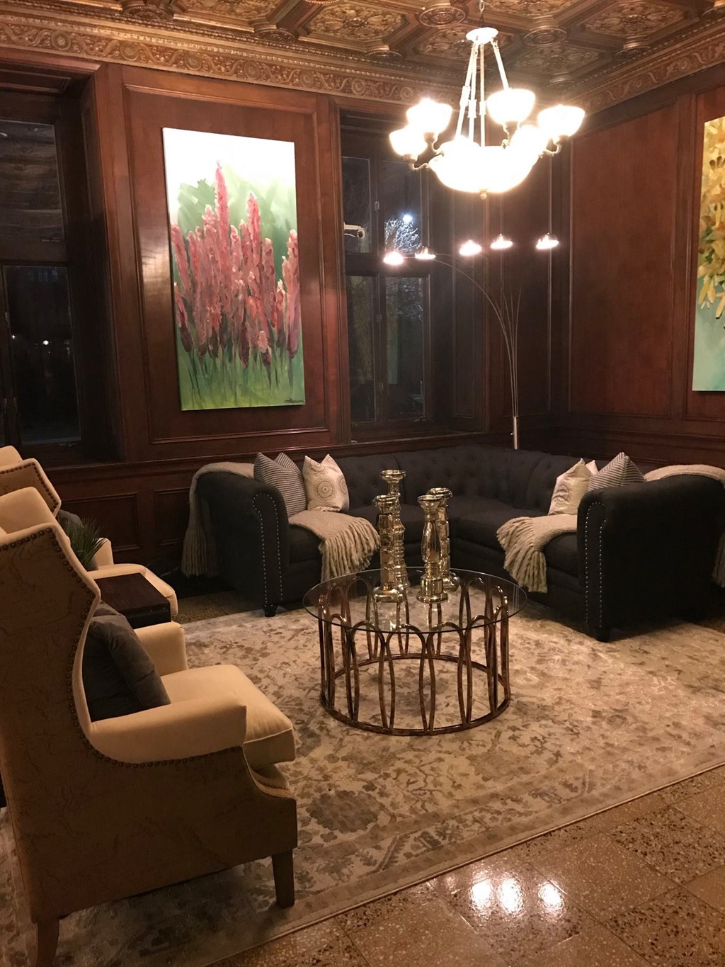 Lobby Area at The Embassy, St. Louis, 63108