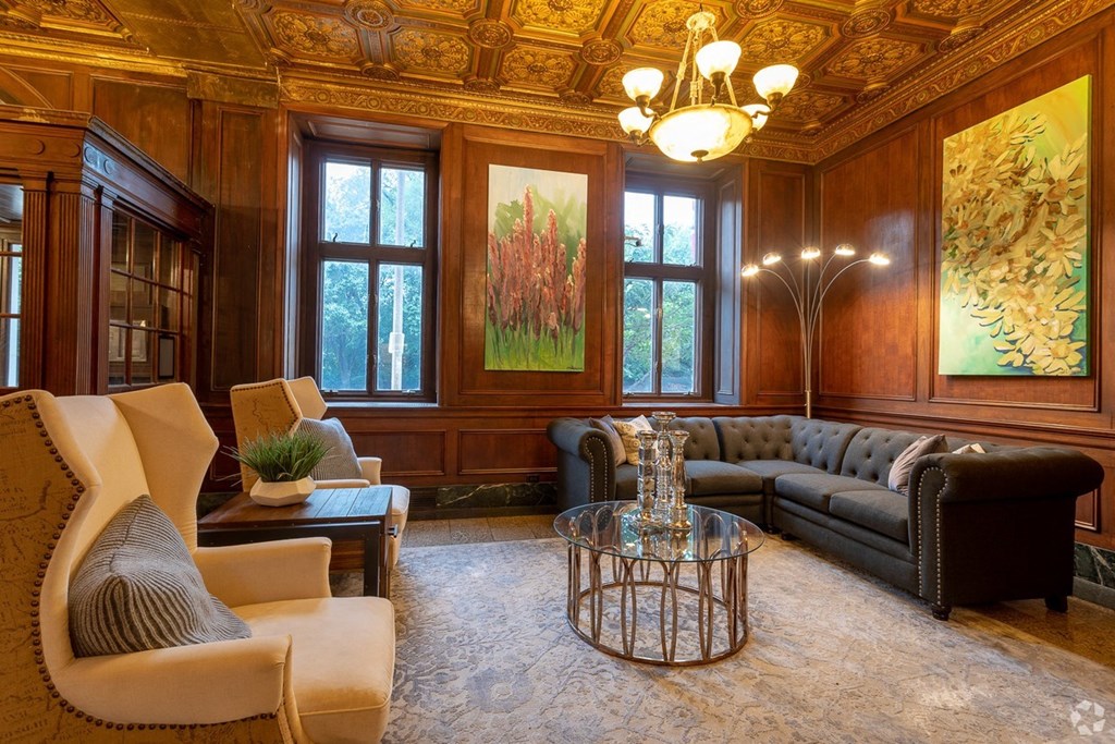 lobby seatingat The Embassy, St. Louis, 63108