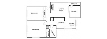2 bed 1 bath at Ellyson Apartment Homes, Tacoma, WA