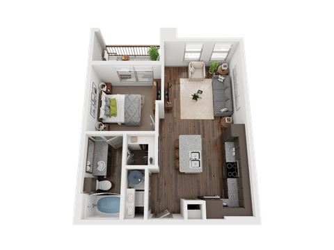A1a Floor Plan at The Grand at Stonecreek, San Marcos, 78666