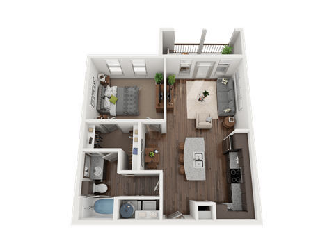 A2 Floor Plan at The Grand at Stonecreek, San Marcos, Texas