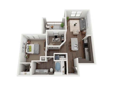 A3 Floor Plan at The Grand at Stonecreek, San Marcos