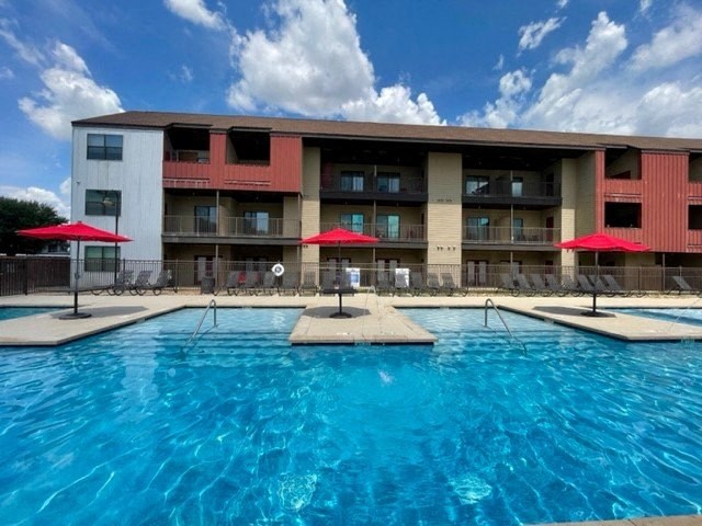 Sparkling Community Pool at Aviator at Brooks,Texas