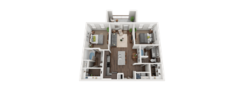 B1 Floor Plan at The Grand at Stonecreek, Texas