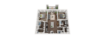 B2a Floor Plan at The Grand at Stonecreek, Texas, 78666