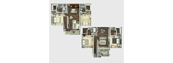 4 bed 2 bath at Millennium on Post Apartments, San Marcos