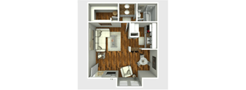 QUINN E2 Floor Plan  at The Quinn at Westchase in Houston, Houston, Texas