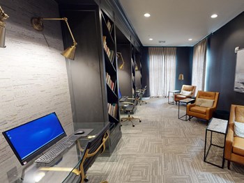 Business Center Business Center at The Fitzroy San Marcos Apartments, Texas - Photo Gallery 5