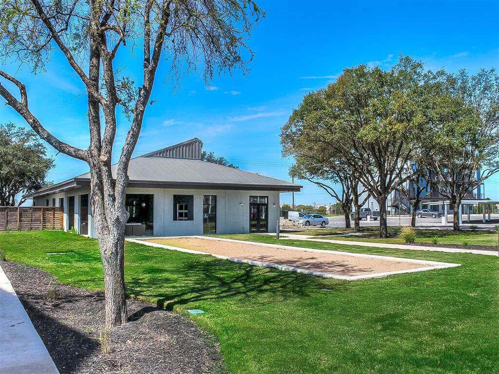 Lush Green Outdoor Spaces at Aviator at Brooks Apartments, San Antonio, 78235