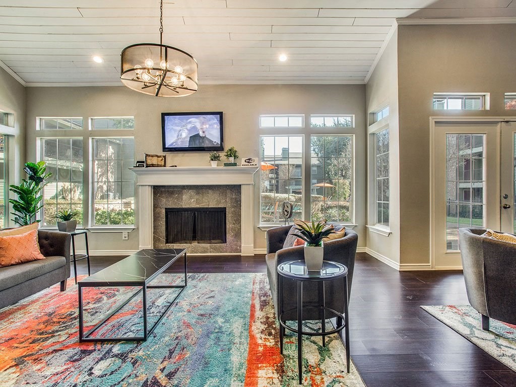 Lounge Area at Newport Apartments, Irving, Texas
