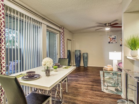 Wood Inspired Plank Flooring at Newport Apartments, Irving, Texas