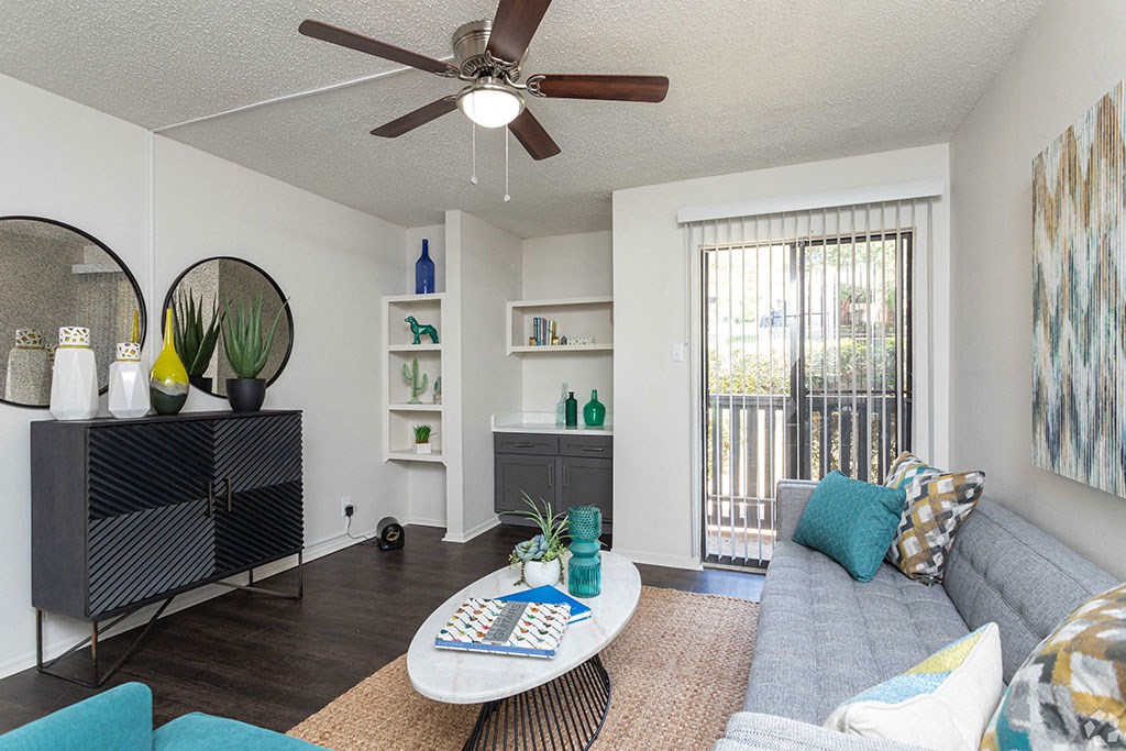 our apartments offer a living room  at Sunset Canyon, Texas, 78232