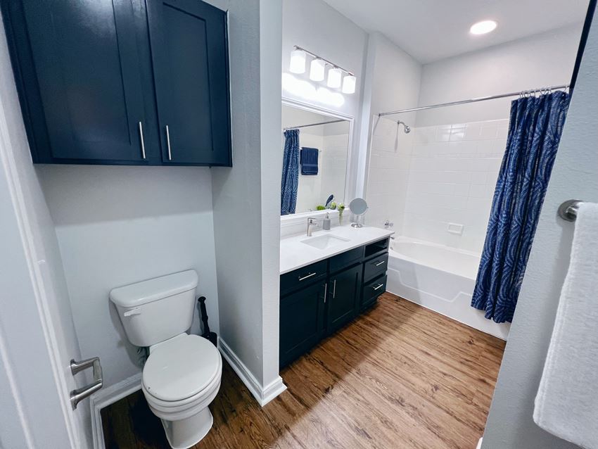 Luxurious Bathroom Luxurious Bathroom at The Jax Apartments, San Antonio, Texas - Photo Gallery