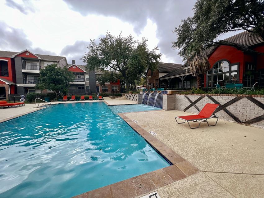 Pristine swimming pool Pristine swimming pool at The Jax Apartments, San Antonio, TX, 78230 - Photo Gallery